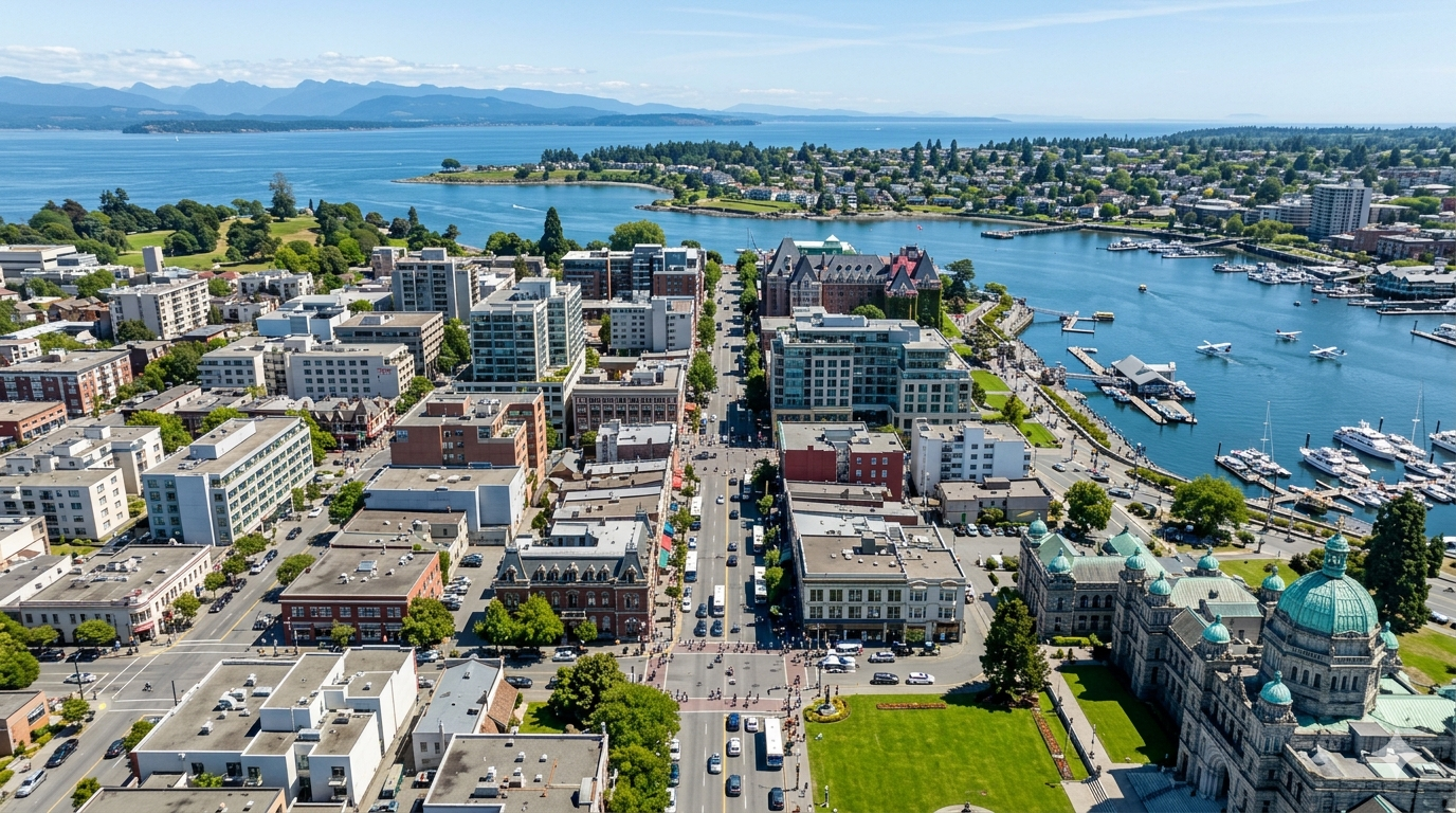 Victoria BC neighbourhood street